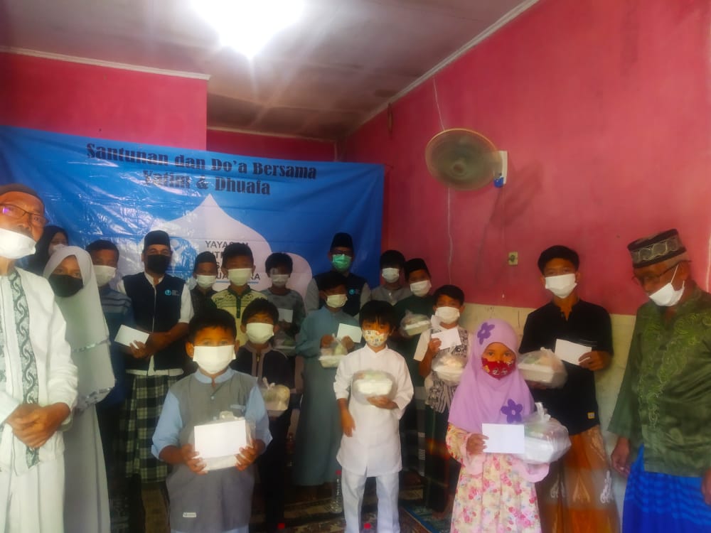 doa bersama dan santunan yatim yayasan citra insan sejahtera