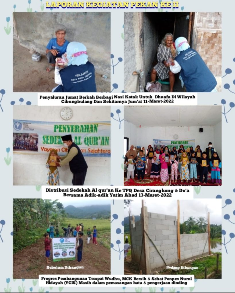 sedekah Al Qur'an 13 Maret 2022