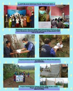 LAPORAN KEGIATAN PEKAN KE 4 YAYASAN CITRA INSAN SEJAHTERA 25 03 2022