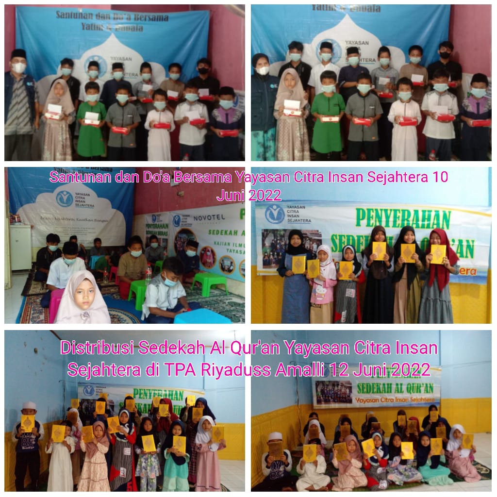 Laporan kegiatan pekan 2 bulan Juni 2022 yayasan Citra Insan Sejahtera