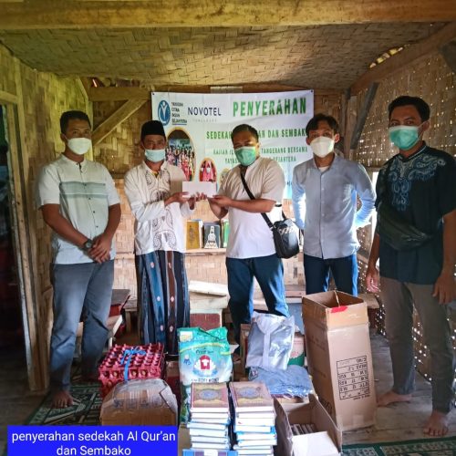 Distribusi Sedekah Al Qur'an dan Sembako 11 September 2021 yayasan citra insan sejahtera